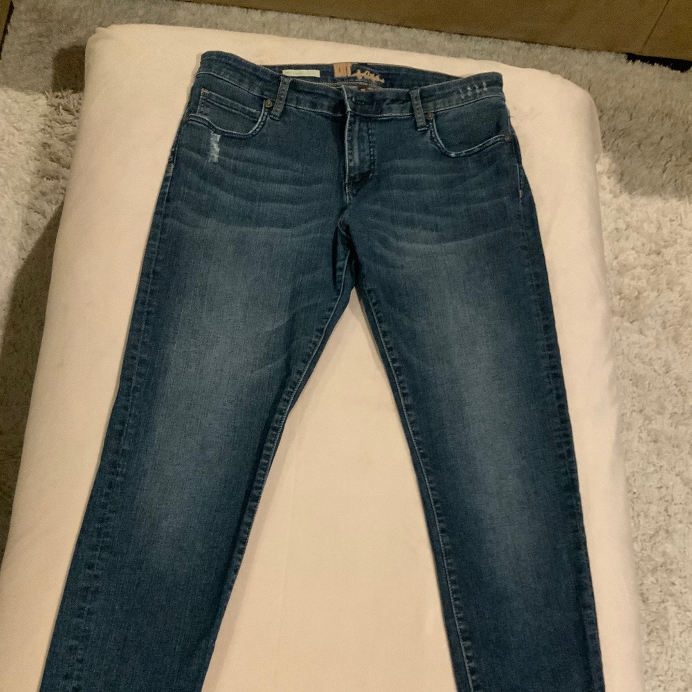 Kut from the Kloth Katy Boyfriend Jeans Sz 10 Relaxed Straight Fit - Picture 8 of 9